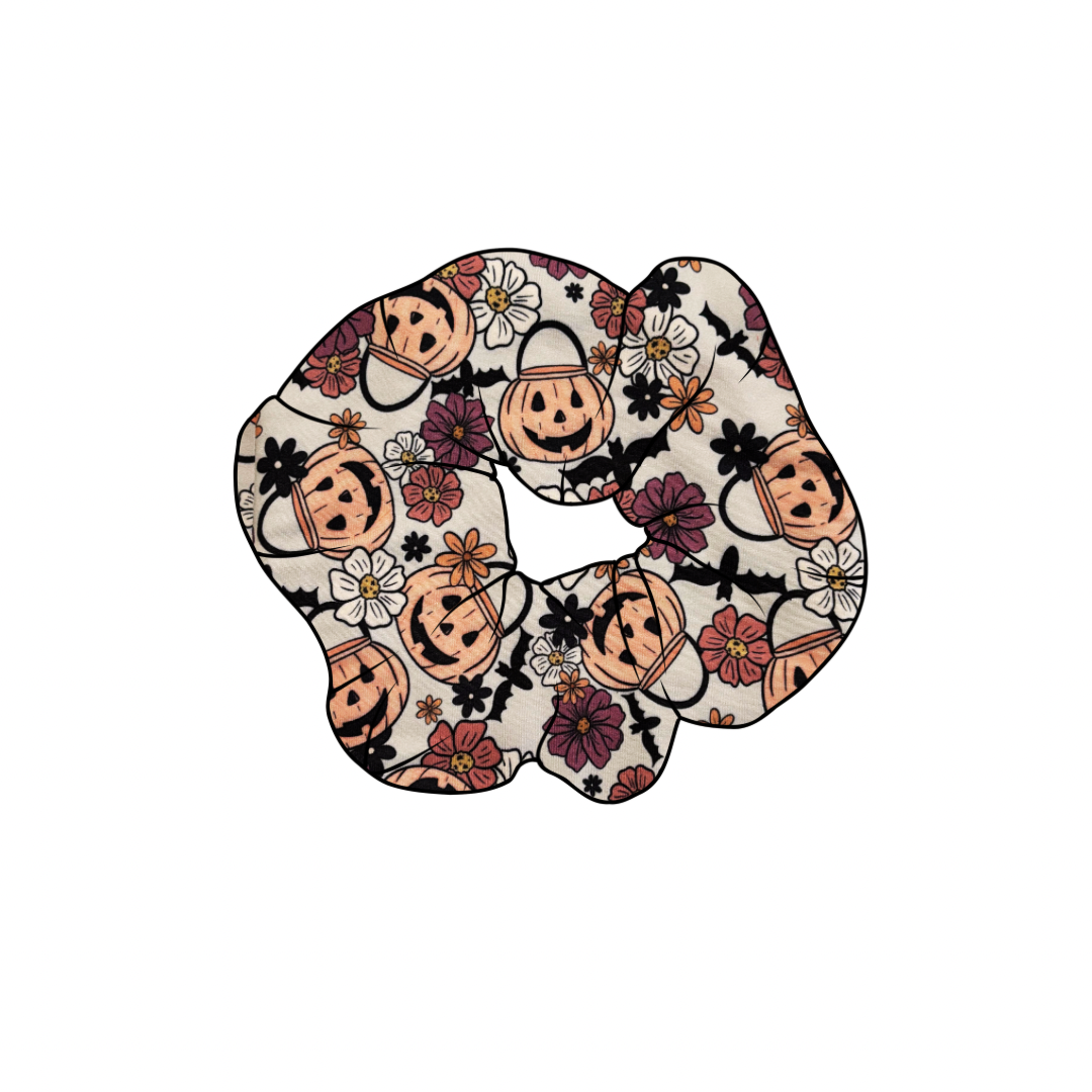 Pumpkin Buckets Scrunchie