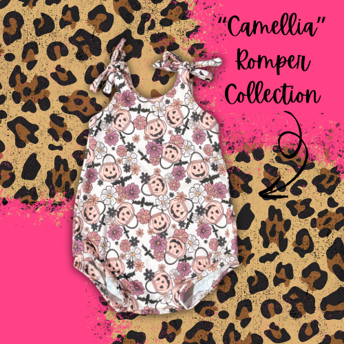 Camellia Rompers