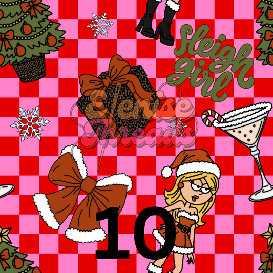 Christmas - Preorder Bottoms - Sleigh Girl
