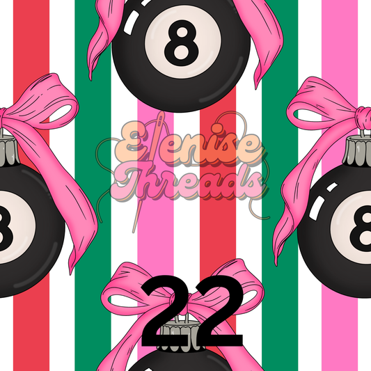 Christmas - Preorder Bottoms - 8 Ball