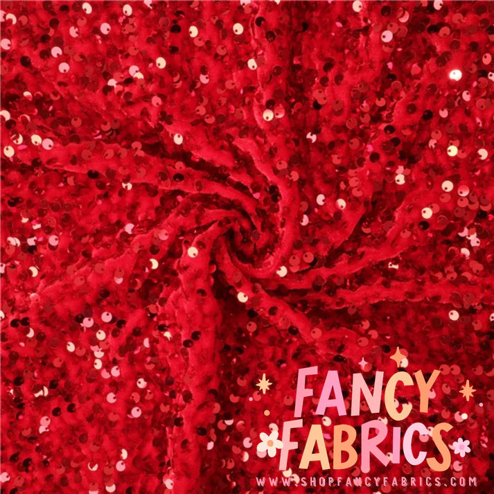 Red Sequin Bow