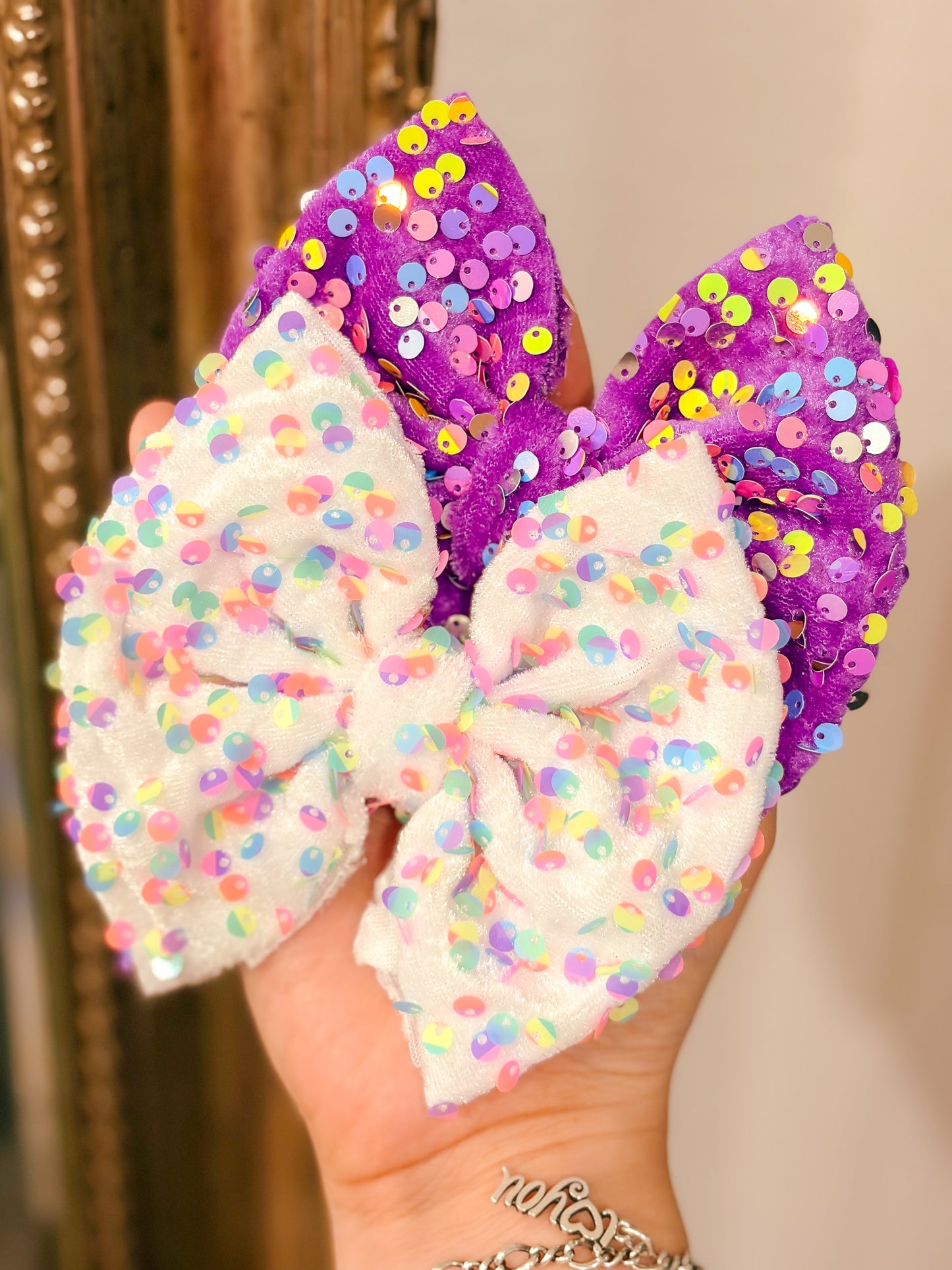 Purple Sequins