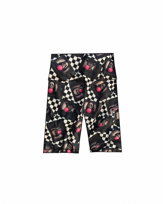 Horror Biker Shorts