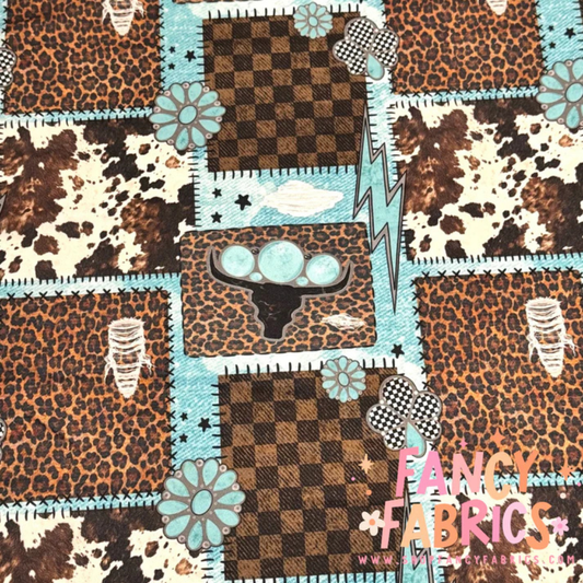 Western Patchwork Bottoms